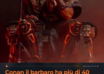 Conan il barbaro ha più di 40 anni ma sembra ancora diverso da quasi tutti i fantasy moderni e Arnold rischiò la pelle sul set
