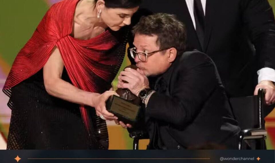 Michael J. Fox riceve il Bob Hope Humanitarian Award agli Emmy un premio che merita forse più di qualunque altro