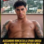 Alessandro Roncaccia la spara grossa nella casa del Grande Fratello Vip e Andrea Bocelli risponde da vero signore