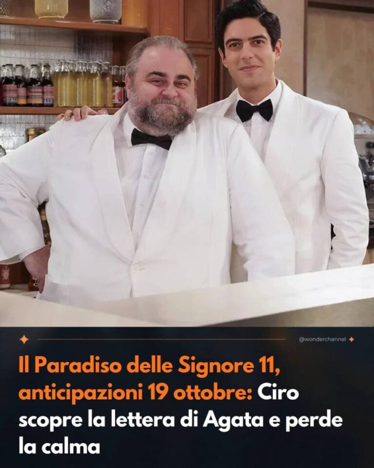 Il Paradiso delle Signore 11, anticipazioni 19 ottobre: Ciro scopre la lettera di Agata e perde la calma