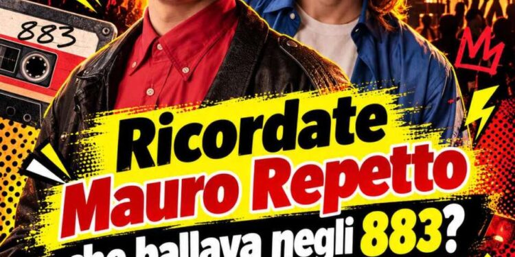 Ricordate Mauro Repetto che ballava negli 883 All'inizio il cantante era lui, poi capì che Max Pezzali aveva qualcosa di speciale
