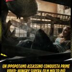 Un ippopotamo assassino conquista Prime Video Hungry supera film molto più famosi, ma in Italia possiamo vederlo