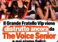 Il Grande Fratello Vip viene distrutto ancora da The Voice Senior e noi siamo felici: gli italiani meritano una televisione migliore