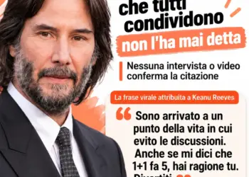 Keanu Reeves e la frase che sta conquistando i social: «Sono arrivato a un punto della vita in cui evito le discussioni». Ma c’è qualcosa che non sappiamo