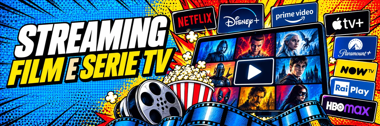 Streaming film e serie TV su Netflix, Prime Video, Disney+, Apple TV+ e altre piattaforme